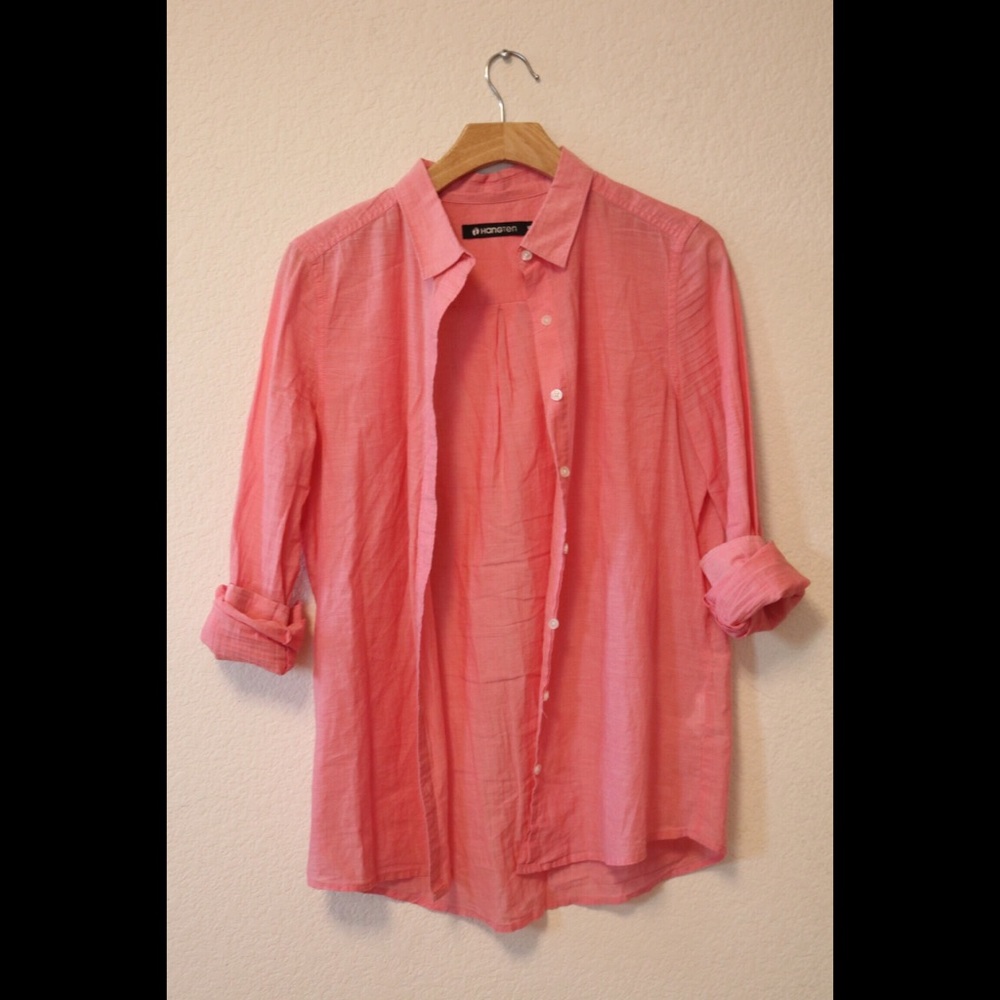 Pink Button Down Shirt